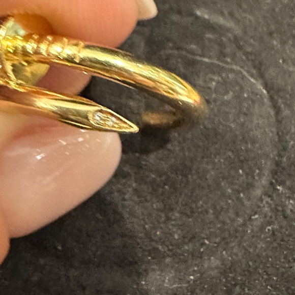 Cartier yellow gold Juste Un Clou ring with diamonds - Picture 13 of 16